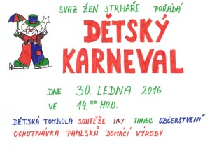 OZNÁMENÍ-26.01.2016_Dětský karneval
